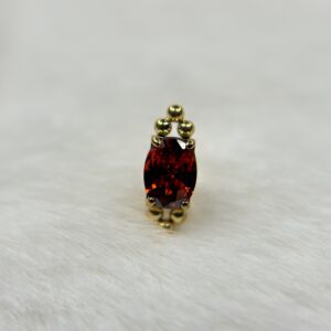 Royal Red Oval