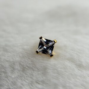Princess Cut Clear Gem