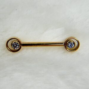 Bezel Orbit Barbell