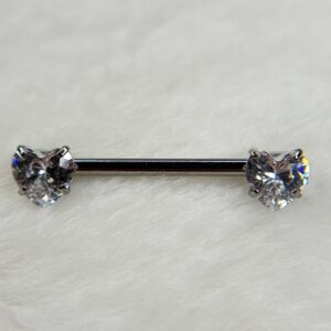 Double Heart Barbell