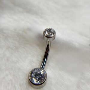 Clear Gem Navel