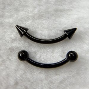 Black Curved Barbell