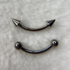 Titanium Curved Barbell